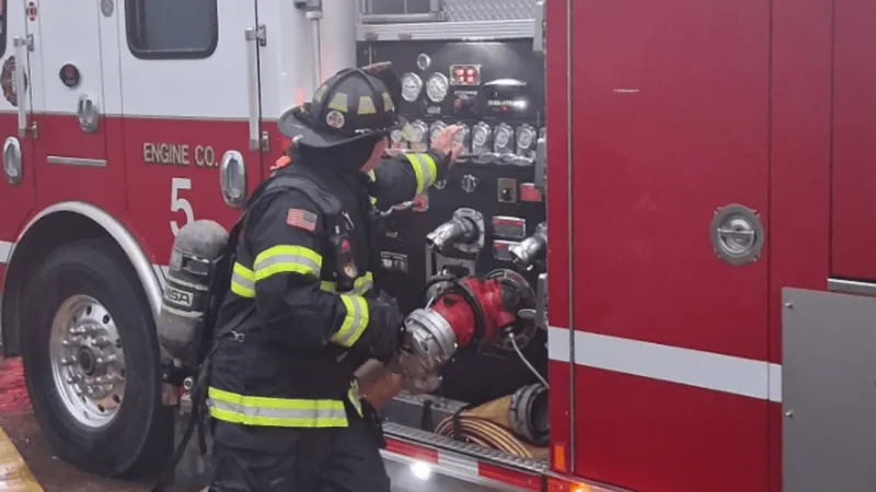 Huntington firefighters contain blaze in Guyandotte neighborhood