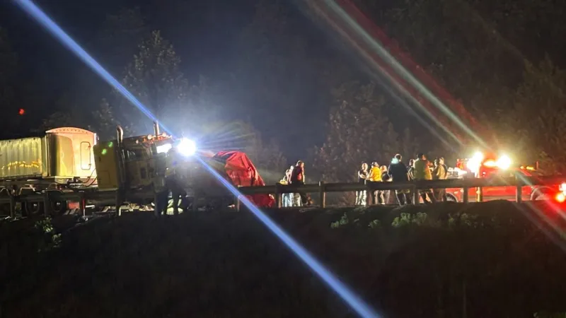 Route 60 closed following fatal head-on crash involving semi