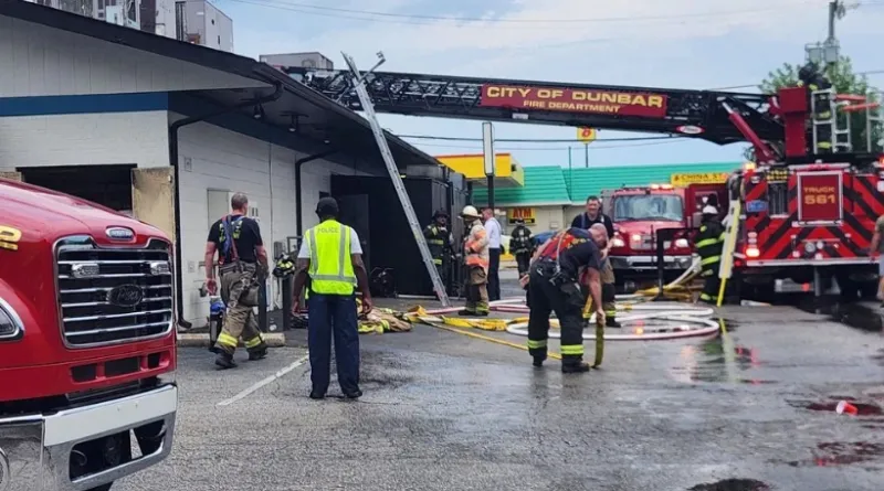 Dunbar restaurant damaged in fire