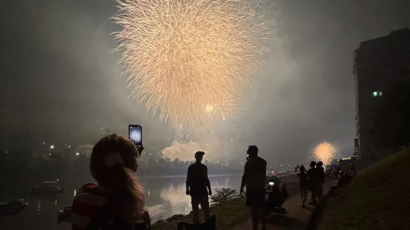 PHOTOS: Fireworks launched across Charleston to celebrate Regatta, America's 250th
