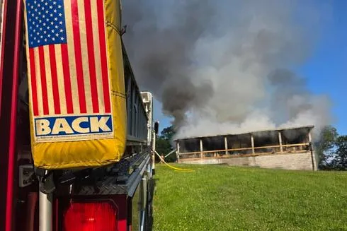 Fully Involved Harrison County Structure Fire Results in First Responder Presence from Several Counties