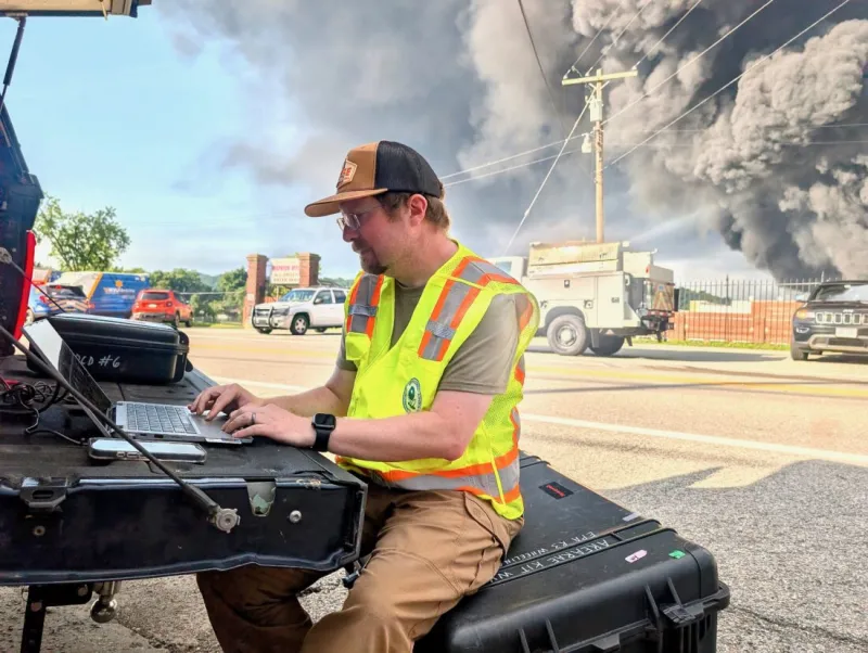 Fire at Peoples Cartage draws departments from throughout Wood County and beyond