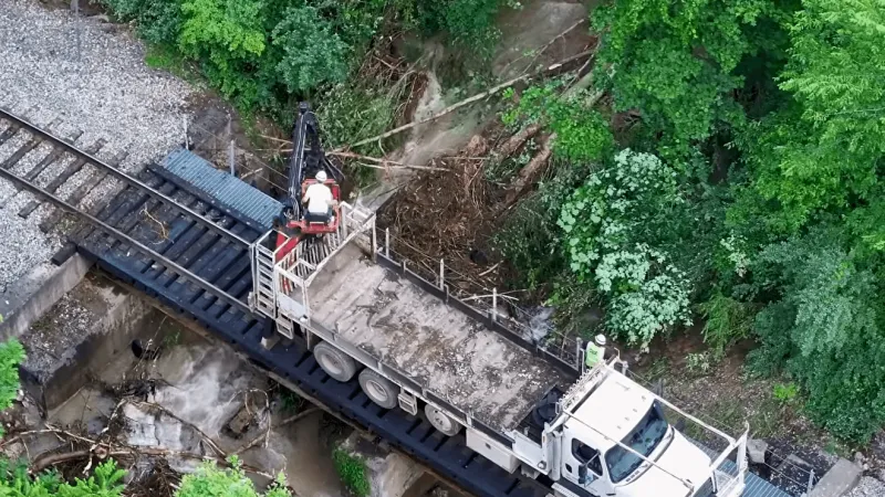 W.Va. National Guard assisting with debris removal in flood-ravaged Boone County