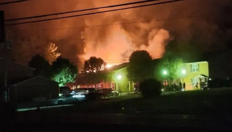 Fire destroys apartment building in Summers County