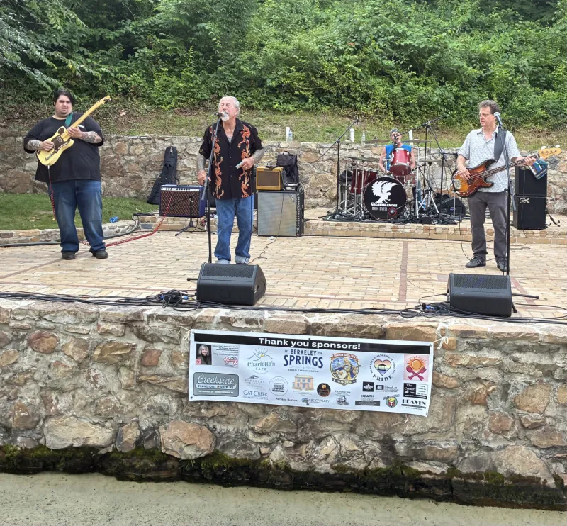 Nighthawks dodge rain drops for Independence Day concert in park
