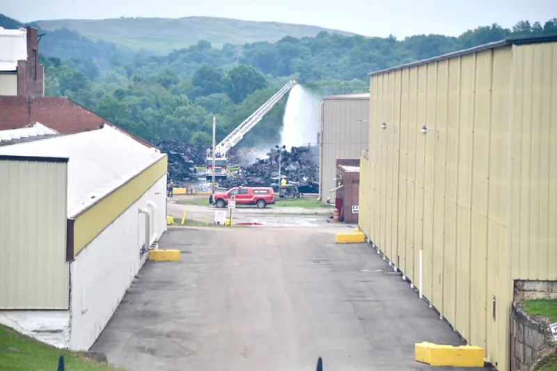 Peoples Cartage fire 95% extinguished