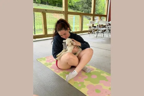 Series of Goat Yoga Classes Coming to Wild Goats Farm