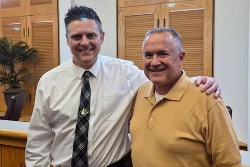 Matheny Sees Friendship with New Clarksburg Mayor Worth Enhancing Already Solid Inter-City Relationship