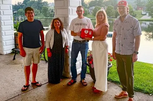 Vandalia Health Donates AED to Maple Lake Club in Effort to Enhance Area Community's Safety