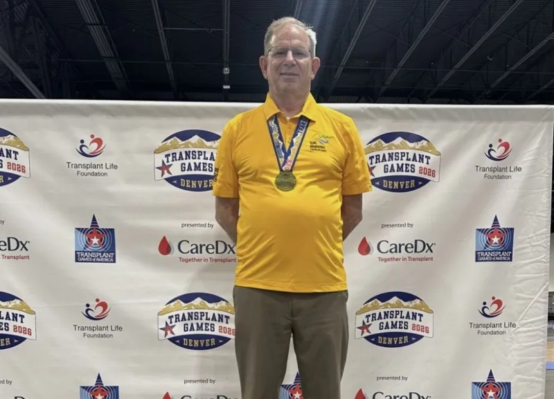 Morgantown native Greg Sabak wins gold at 2026 Transplant Games of America on eve of 10-year transplant anniversary