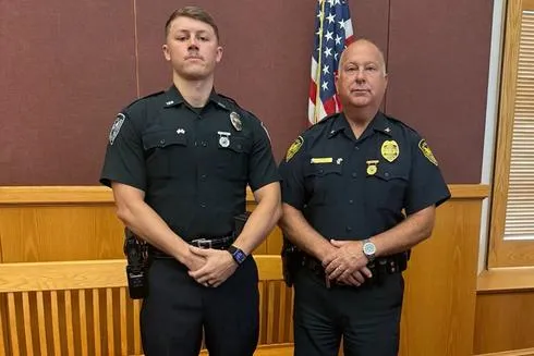 Clarksburg Swears in Davis as Newest Police Officer