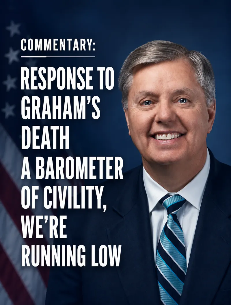 Response to Graham's Death a Barometer of Civility, We're Running Low