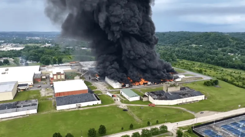 EPA report confirms air contaminants lingered after Wood County warehouse fire