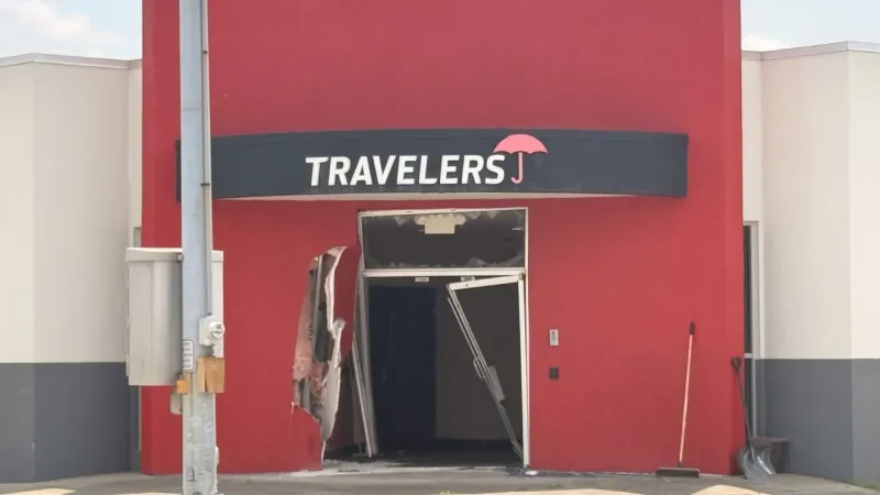 Minor injuries reported after vehicle crashes into building in Charleston