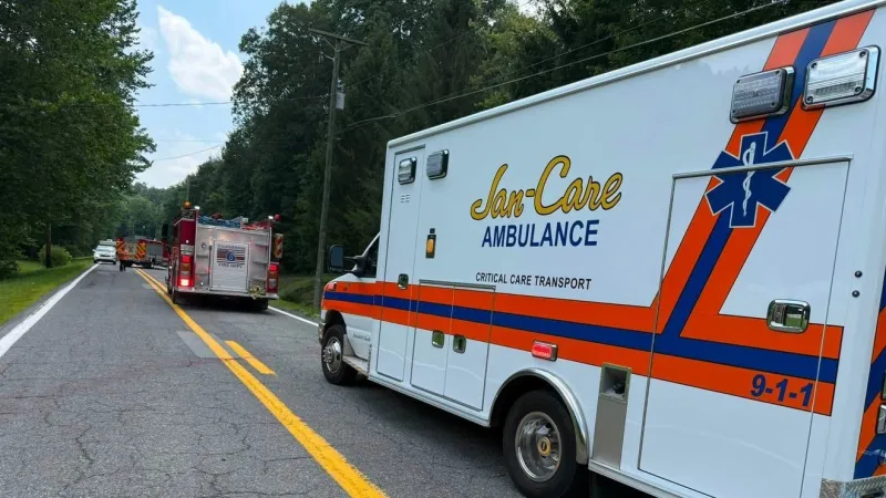 One dead in Nicholas County following two-vehicle crash, firefighters say