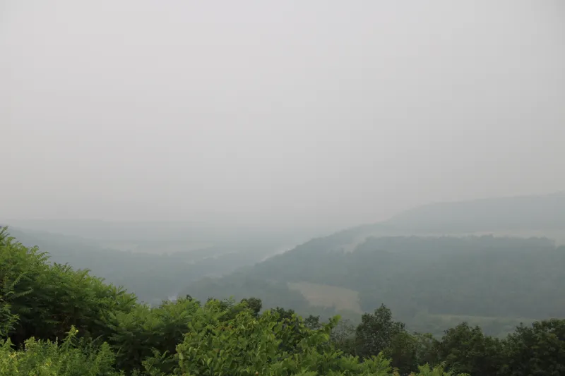That wasn't fog...