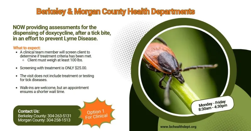 Tick bite? Health Dept. offering antibiotics to prevent Lyme or other disease