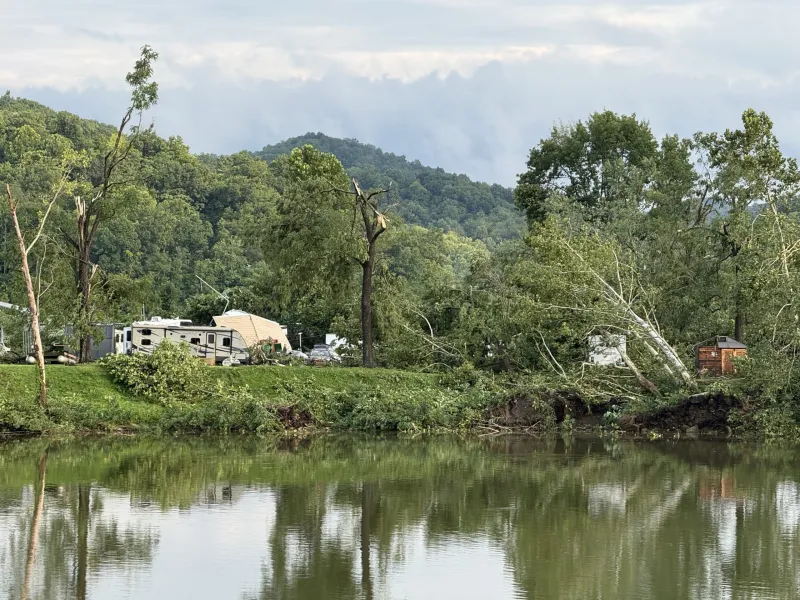 Suspected tornado leaves trail of damage across Ohio River Valley from Belmont to St. Marys