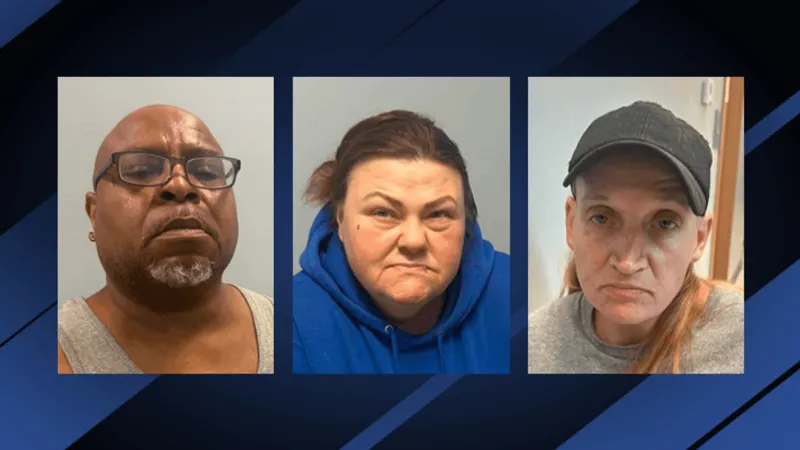 Three arrested, $45K and illegal drugs seized during search of Mason County home