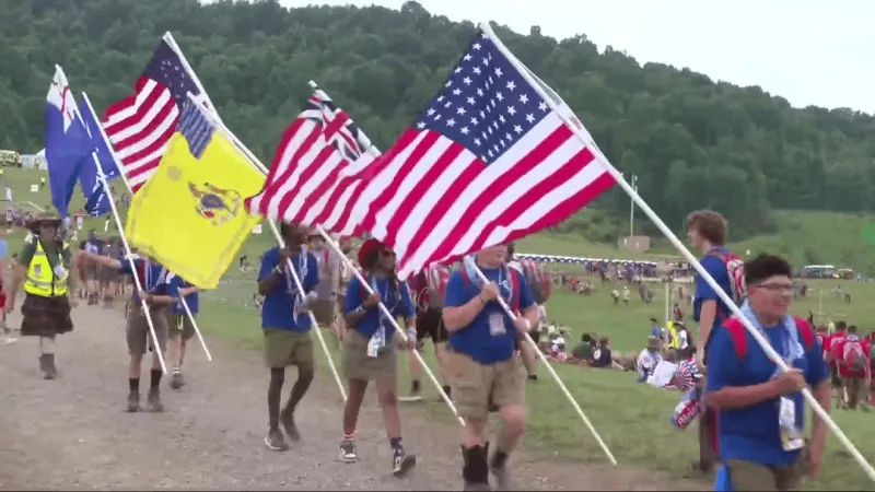Tens of thousands of scouts gather in Glen Jean as National Scout Jamboree rolls on