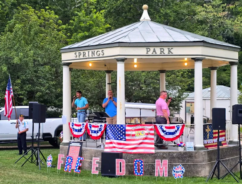 Community celebration marks America 250