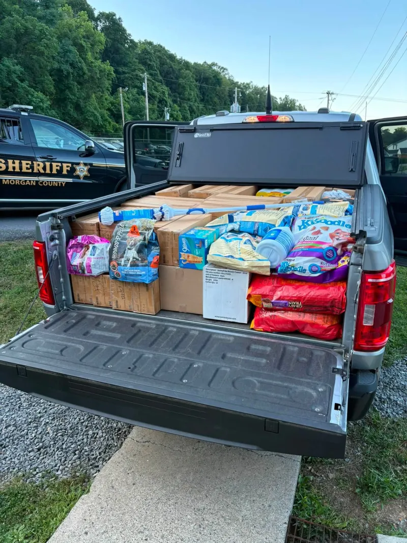 Sheriff's Office, county employees answer call for flood relief to Upshur Co.