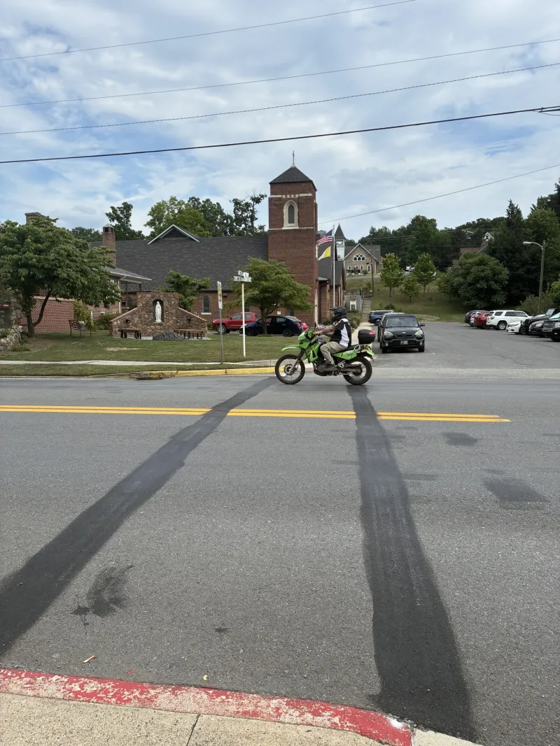 Whodunnit? Crosswalk lines appear, then covered up