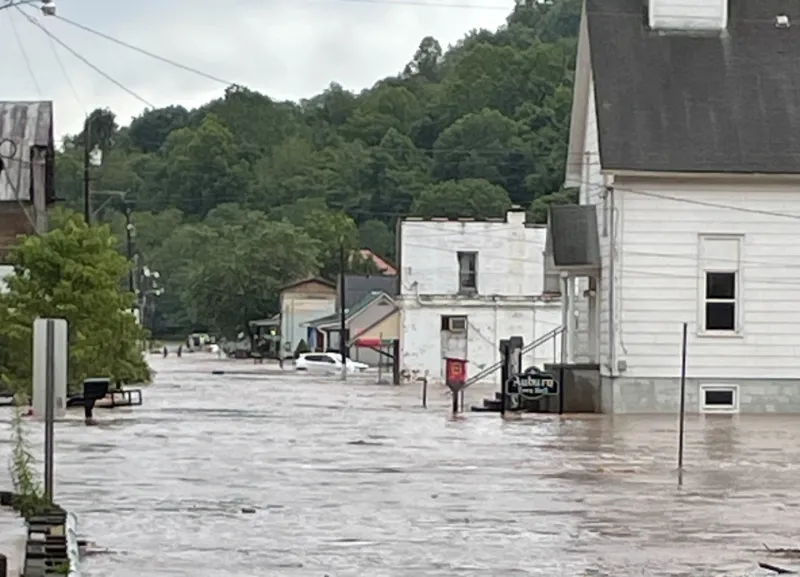 Flood water damages most homes and buildings in tiny Ritchie County town