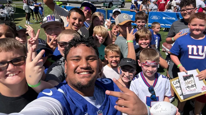 Giants enjoying start of training camp at The Greenbrier