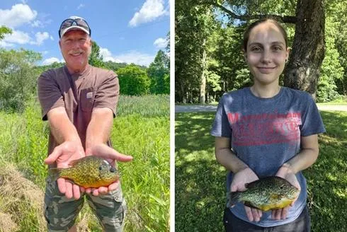 Two Local West Virginia Anglers Catch State Record Pumpkinseed Sunfish in June, July, Respectively