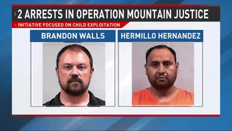 Operation Mountain Justice leads to 2 arrests in child exploitation investigation