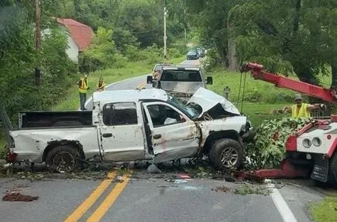 Single-Vehicle Harrison County Accident Sees Truck on its Side and Results in Need for Medical Transport