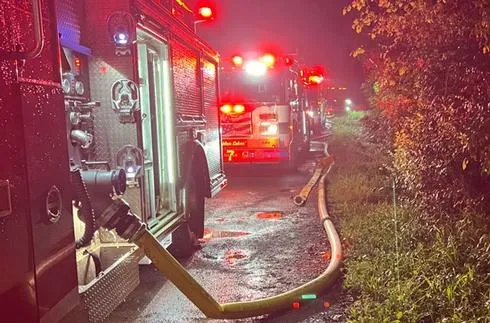 Bridgeport Fire Department Heads Battle on Structure Fire, but Single-Family Home is "Completely Leveled"