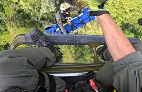Man Injured Following 25-Foot Fall at Blackwater Falls State Park; Helicopter Required to Make Rescue