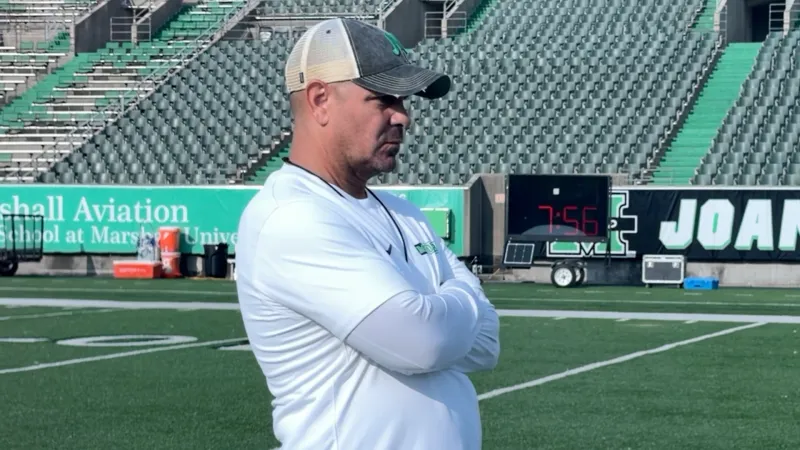 Gibson pleased with progress from Herd over first week of fall camp