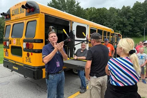 Harrison County School Transportation Staff Prepping for Upcoming Year with Training Related to Bus Fleet