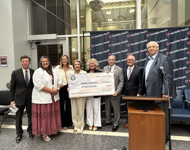 Vandalia Health receives $15 million federal grant for infrastructure, cybersecurity upgrades