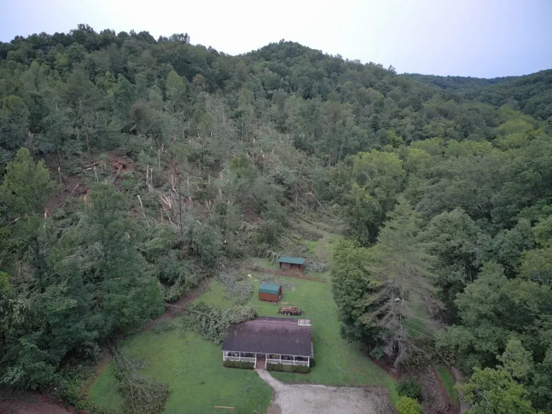 Straight line winds blamed for Wayne County damage