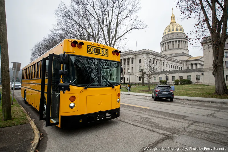 GreenPower buses parked to begin school year