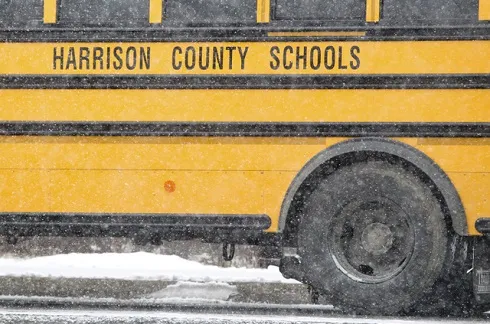 No One Injured in Minor Harrison County School Bus Accident Near Johnson Elementary School Entrance