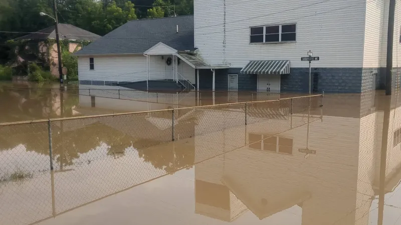 Mount Hope works to recover from high water
