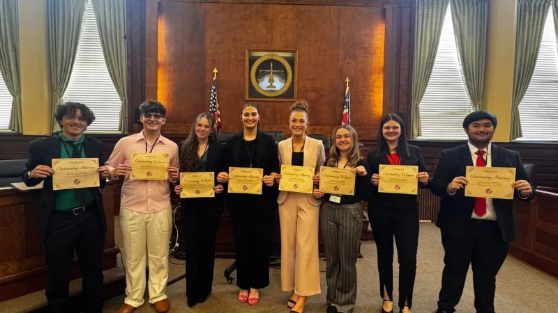 Gallia Academy's Mock Trial program makes their case