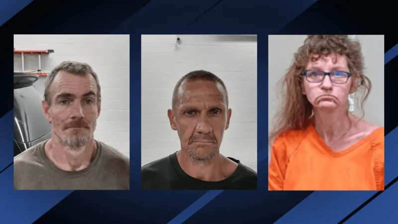 Three people arrested in Meigs County after over $150K in property stolen from business