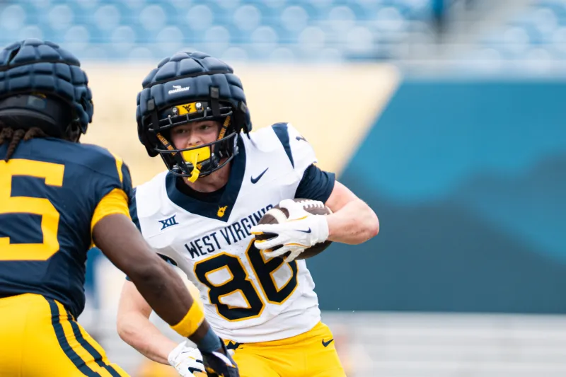 Parkersburg South star, Cyrus Traugh, working hard to carve out role in WVU football's offense