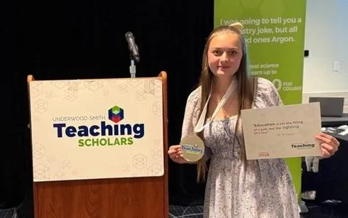2026 Bridgeport High Graduate Mackenzie Kimball Starts College with Prestigious Scholarship