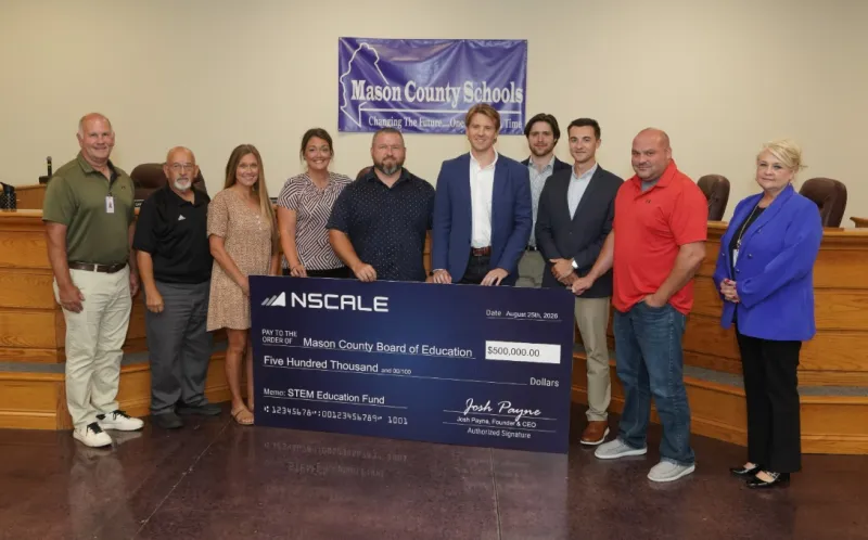 Mason County BOE getting half-million dollars from Nscale to develop training program for coming jobs