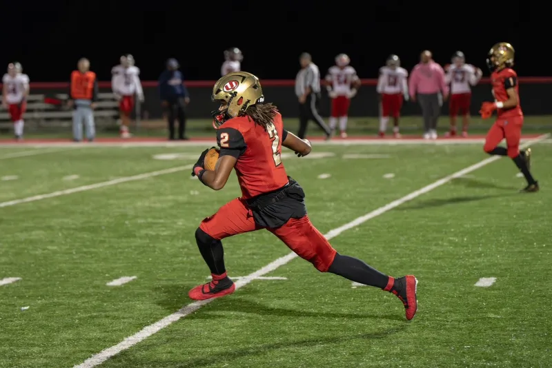 University High's Kaleil Lewis can fill any role on the field
