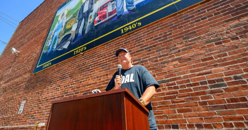 Logan unveils mural honoring coal miners, America's 250th anniversary