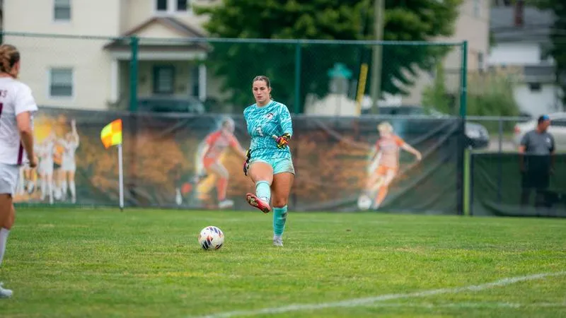 Johnston's Eight Saves Propel Falcons To 2-1 Win