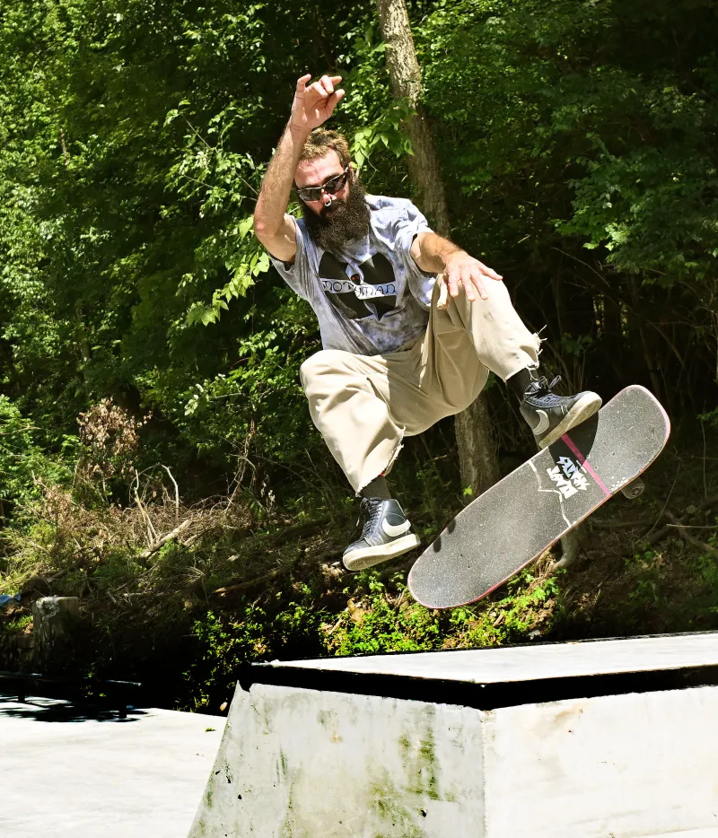 Skater and guitar photos
